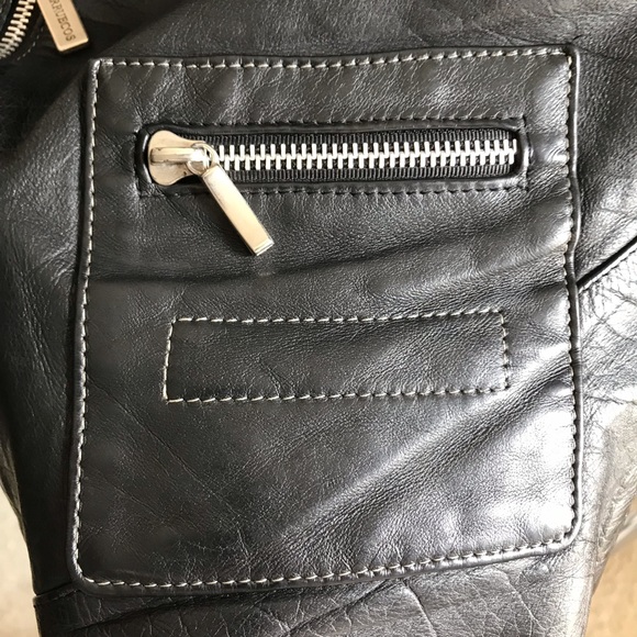 Marruecos Black Genuine Leather Jacket - Picture 6 of 8